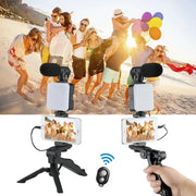 Vlogging Kit with Tripod, Mic & LED Light for Smartphones (6 in 1) – view 7
