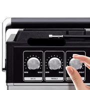 Habicare SS Volkswagen-Style Retro Bluetooth Cassette Radio Volkswagen-Style Retro Bluetooth Cassette Radio