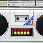 Habicare SS Volkswagen-Style Retro Bluetooth Cassette Radio Volkswagen-Style Retro Bluetooth Cassette Radio
