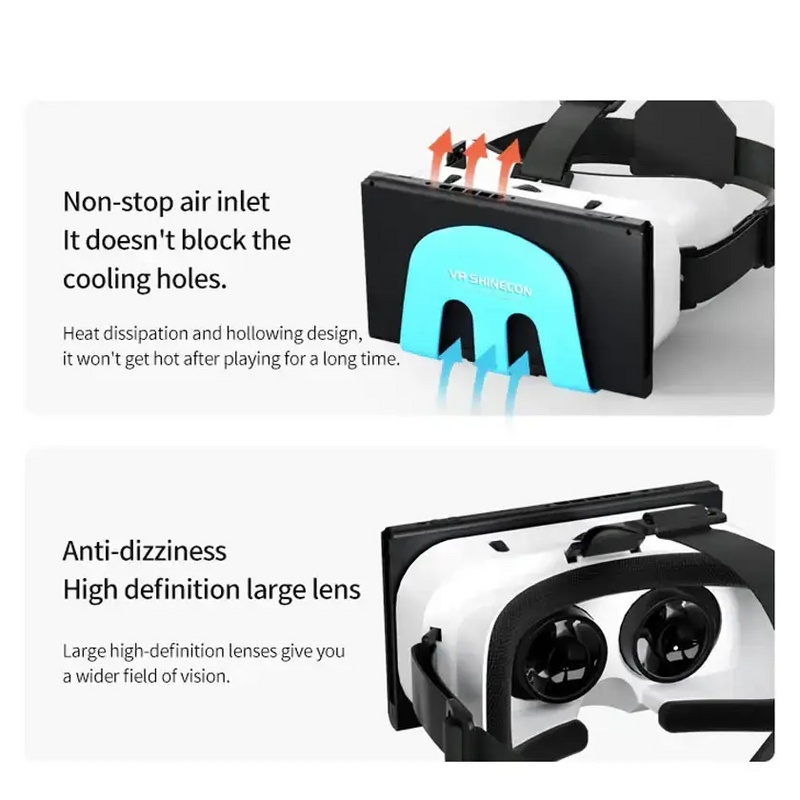 Habicare 9eight5 VR Shinecon G11 Virtual Reality Headset for Switch VR Shinecon G11 Virtual Reality Headset for Switch