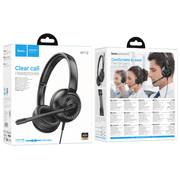 techplus W112 Pure Wired Call Center Headset 3.5mm USB-A NZ W112 Pure Wired Call Center Headset USB A NZ