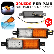 Pair LED Bullbar Indicator Tail Lights Front Park DRL Light For ARB TJM Lamp – view 2