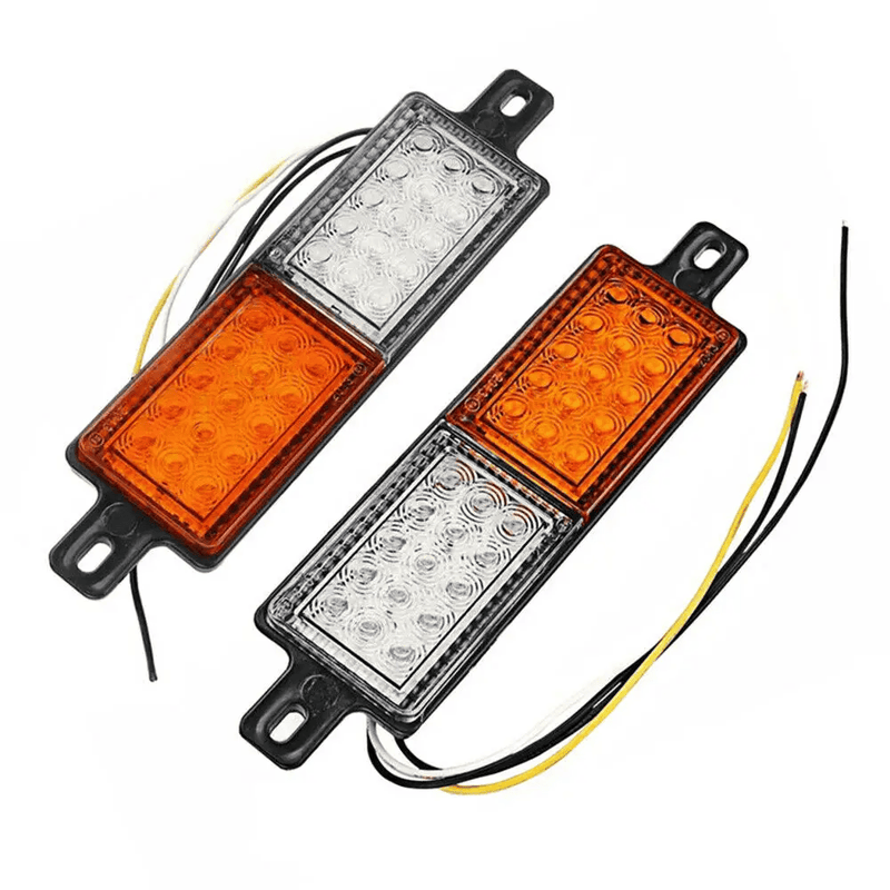 Pair LED Bullbar Indicator Tail Lights Front Park DRL Light For ARB TJM Lamp – view 1