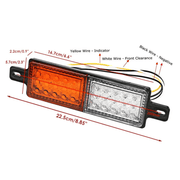 Pair LED Bullbar Indicator Tail Lights Front Park DRL Light For ARB TJM Lamp – view 7