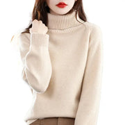 Women's 100% Merino Wool High Neck Sweater Top – view 17