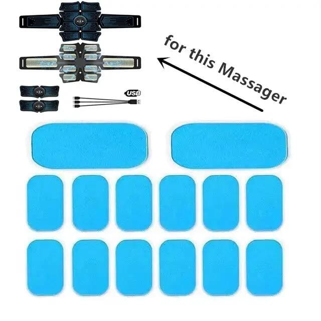 salelink.co.nz Unbranded 14PCS EMS Toner Massager Pads 14PCS EMS Toner Massager Pads | Action Outdoors NZ