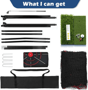 salelink.co.nz Unbranded 300x213cm Golf Practice Net Set 300x213cm Golf Practice Net Set | Action Outdoors NZ