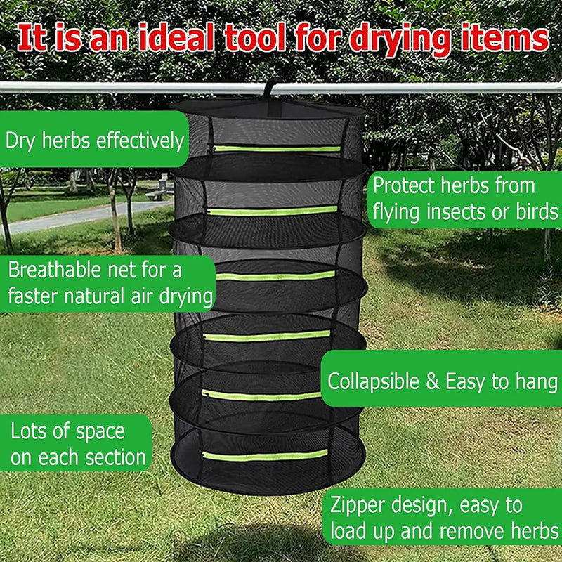 6 Layers Food Drying Net Fish Drying Rack Mesh Net – view 5