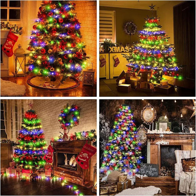 salelink.co.nz Unbranded 2M Christmas Tree Light Colorful 2M Color Changing Christmas Tree Lights With Remote