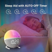 9eight5 HBC Wake-Up Light Sunrise Alarm Clock Wake-Up Light Sunrise Alarm Clock