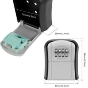 Habicare SS Wall-Mount Key Lock Box with Code (4 types available) Wall-Mount Key Lock Box with Code (4 types available)