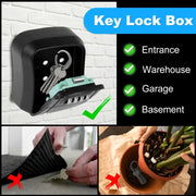 Habicare SS Wall-Mount Key Lock Box with Code (4 types available) Wall-Mount Key Lock Box with Code (4 types available)