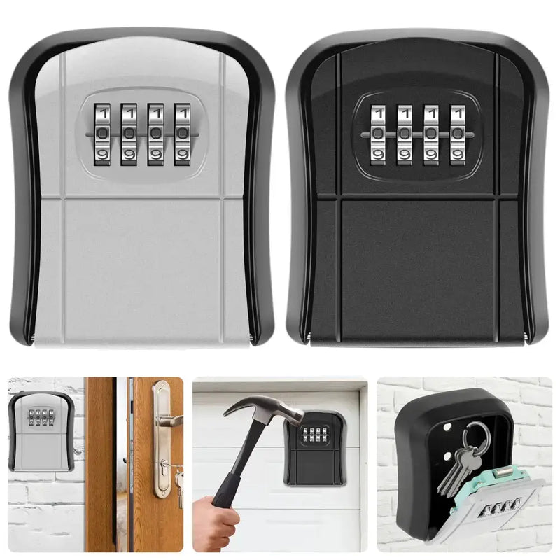 Habicare SS Wall-Mount Key Lock Box with Code (4 types available) Wall-Mount Key Lock Box with Code (4 types available)