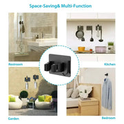 Habicare SS Wall-Mount Mop & Broom Holder Wall-Mount Mop & Broom Holder