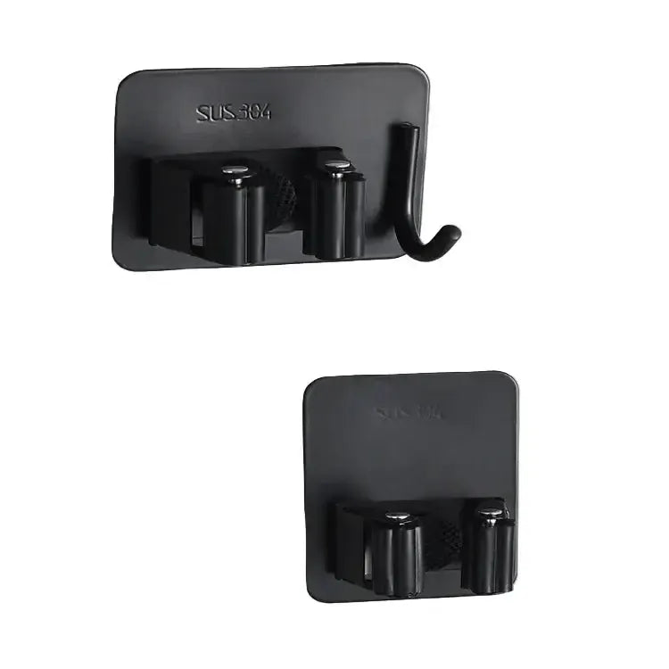 Habicare SS Wall-Mount Mop & Broom Holder Wall-Mount Mop & Broom Holder