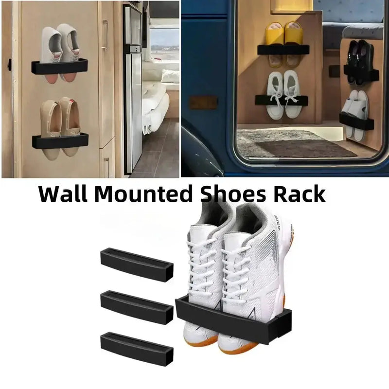 Wall-Mounted Adjustable Shoe Rack for RV & Caravan (1PCS) – view 2