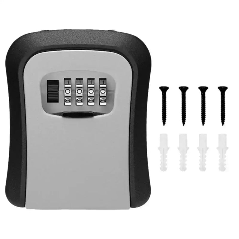Wall-Mounted Key Keeper – 4-Digit Lock Box (available in Gray & Black) – view 14