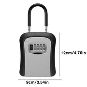 Wall-Mounted Key Keeper – 4-Digit Lock Box (available in Gray & Black) – view 9