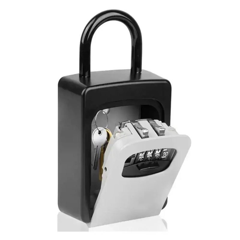 Wall-Mounted Key Keeper – 4-Digit Lock Box (available in Gray & Black) – view 8