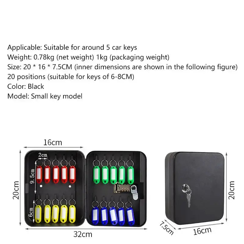Wall-Mounted Password Key Box (different sizes available) – view 8
