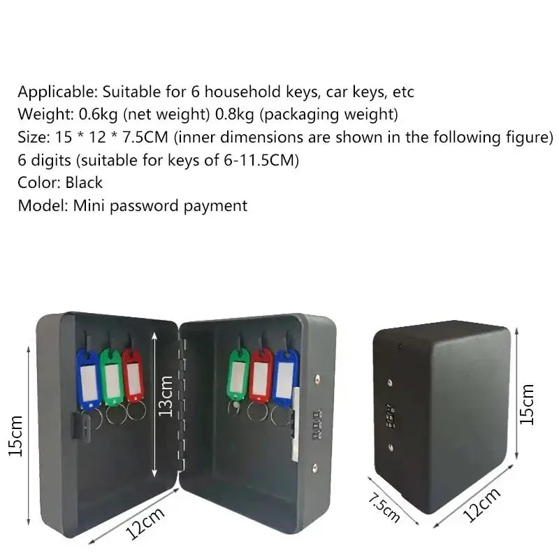 Wall-Mounted Password Key Box (different sizes available) – view 7