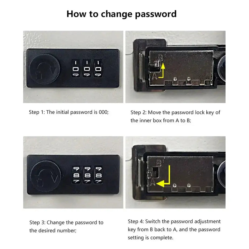 Wall-Mounted Password Key Box (different sizes available) – view 6