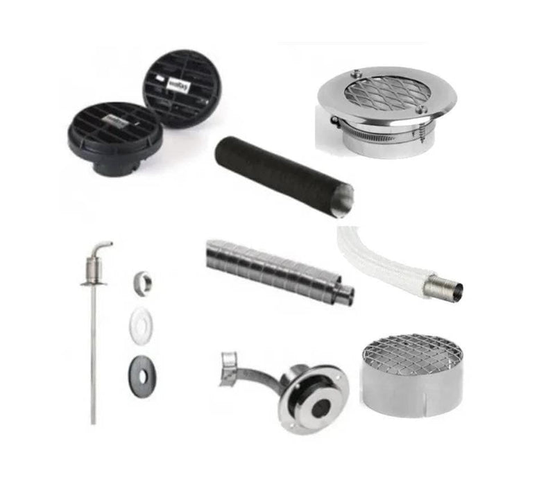 Wallas Heater Installation Kit Basic Essential Components for Quick Marine and RV Heating