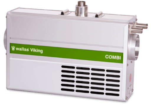 Wallas Diesel Heater 30 Viking Combi 12V for heating air and hot water on outboard engine boats.