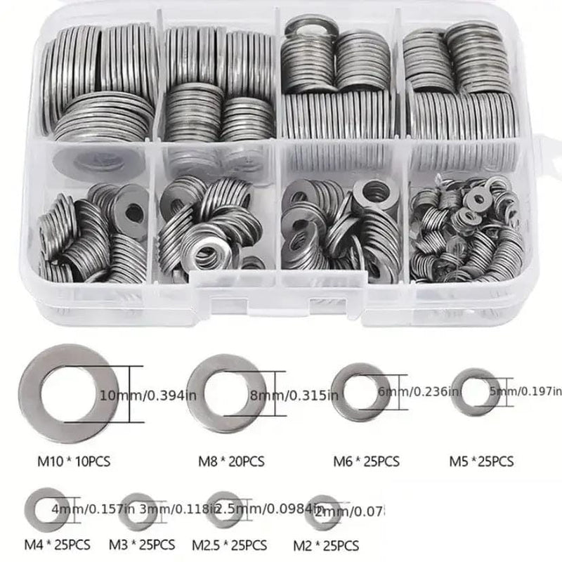 9eight5 Tools & Kits (multipurpose) Washer Set (180 pieces) Washer Set (180 pieces)