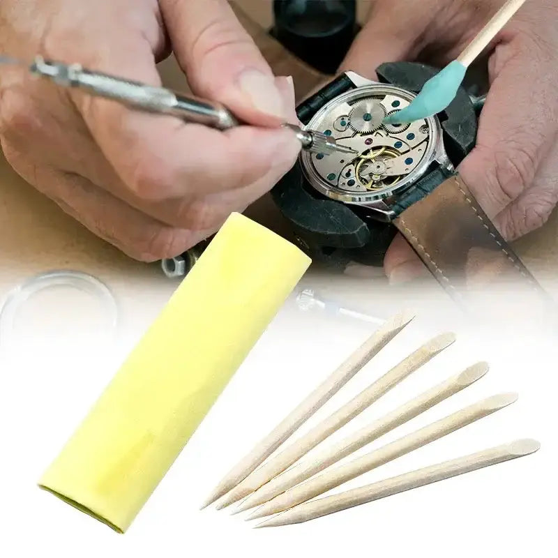 Habicare HBC Watch Movement Cleaning Clay with Wooden Stick Watch Movement Cleaning Clay with Wooden Stick