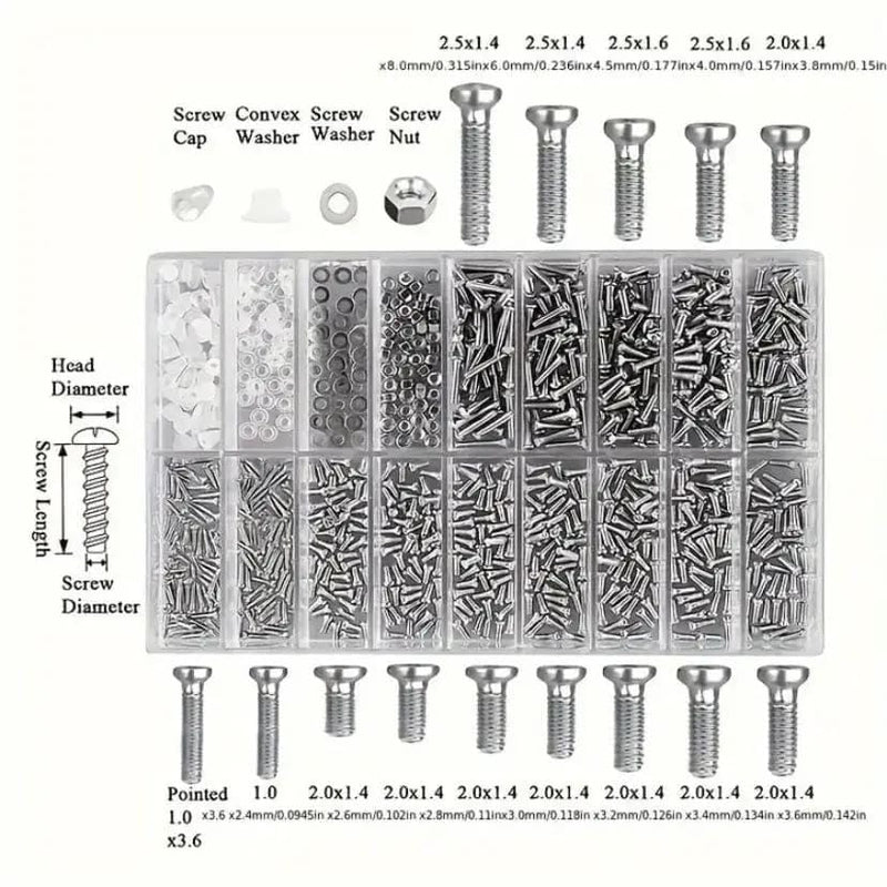 Watch, Sunglasses & Electronics Screw Set x 1,000 – view 3