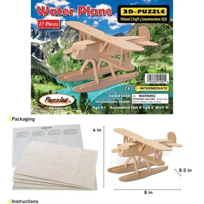 9eight5 3D Puzzle Water Plane Water Plane