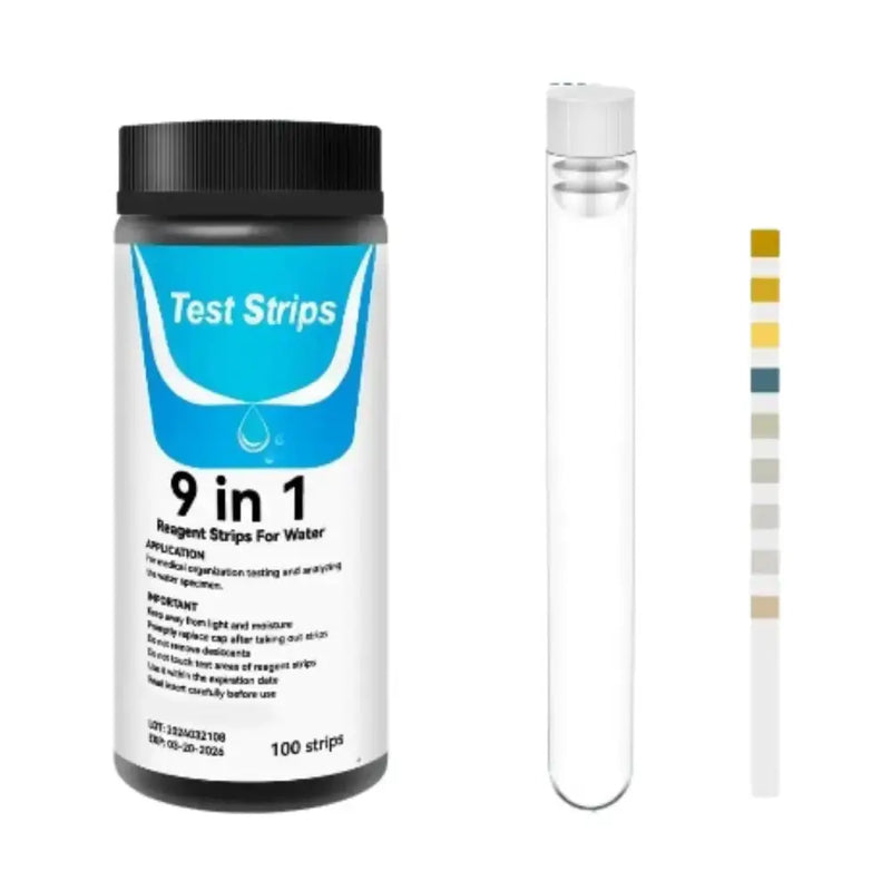 Habicare HBC Water Quality Test Strips Aquarium 7-in-1 Water Test Strips - 100 Count