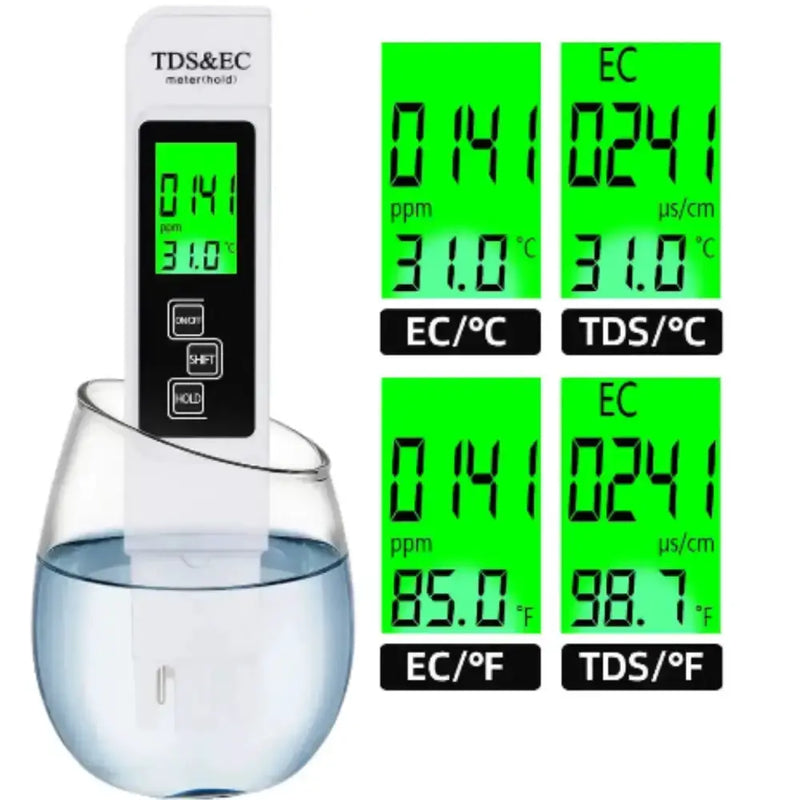 Habicare HBC Water Quality Tester TDS EC Temperature Water Quality Tester Meter