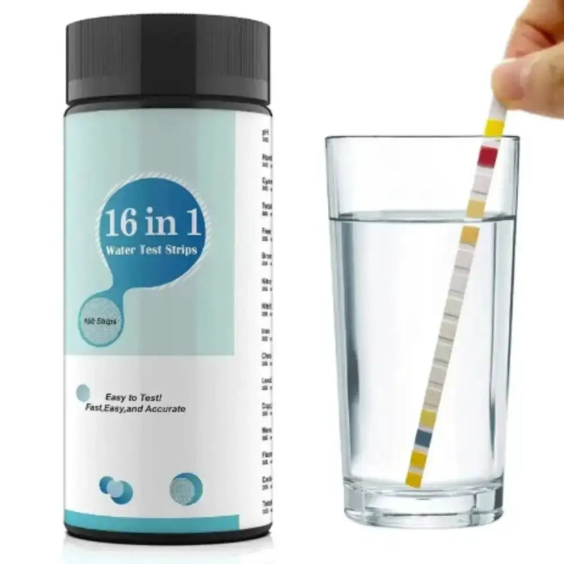 Habicare HBC Water Test Strips (16 Parameters) Habicare 16-in-1 Water Test Strips - 100 Count