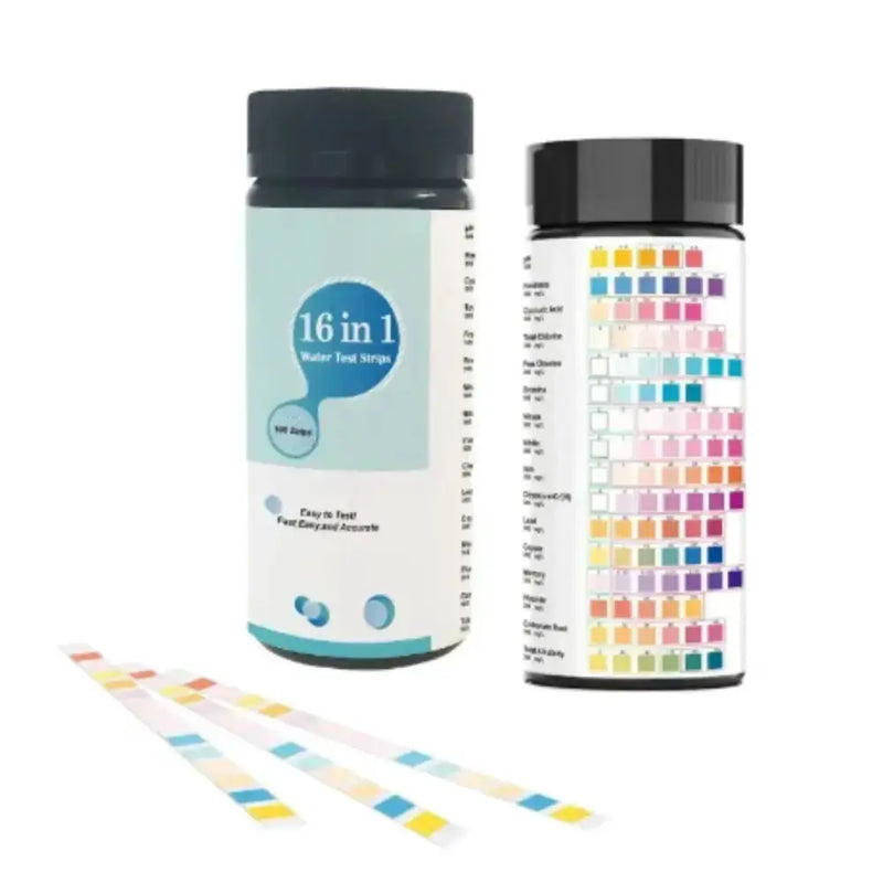 Habicare HBC Water Test Strips (16 Parameters) Habicare 16-in-1 Water Test Strips - 100 Count
