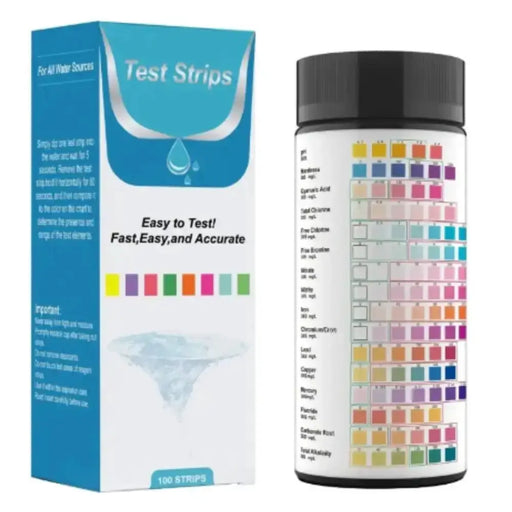 Habicare HBC Water Test Strips (16 Parameters) Habicare 16-in-1 Water Test Strips - 100 Count