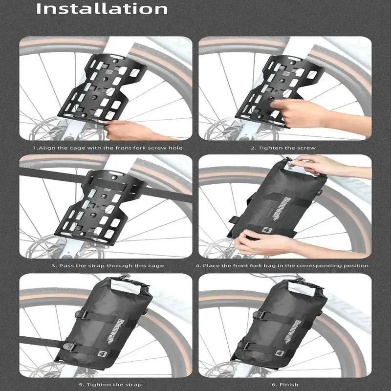 Habicare SS Waterproof Bike Front Fork Bag (4L/7L) Waterproof Bike Front Fork Bag (4L/7L)