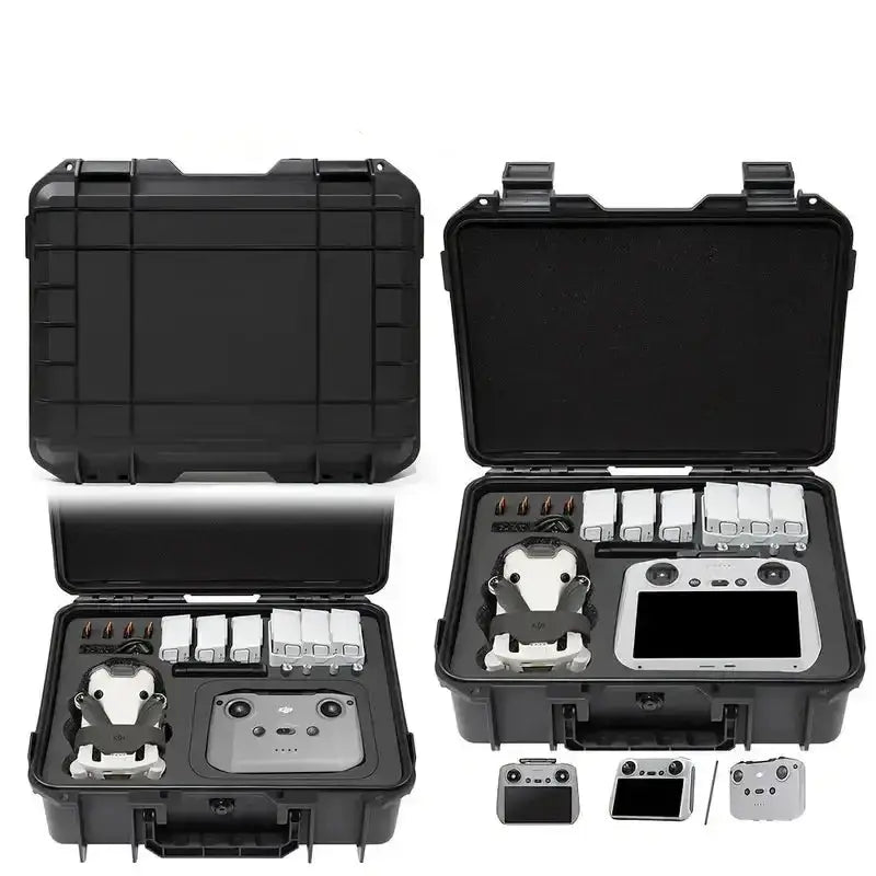 Waterproof Carry Case for DJI Mini 3 / 4 Pro (Black & White) – view 1