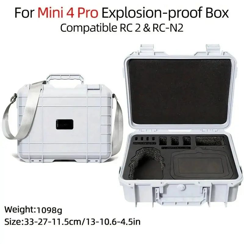 Waterproof Carry Case for DJI Mini 3 / 4 Pro (Black & White) – view 13