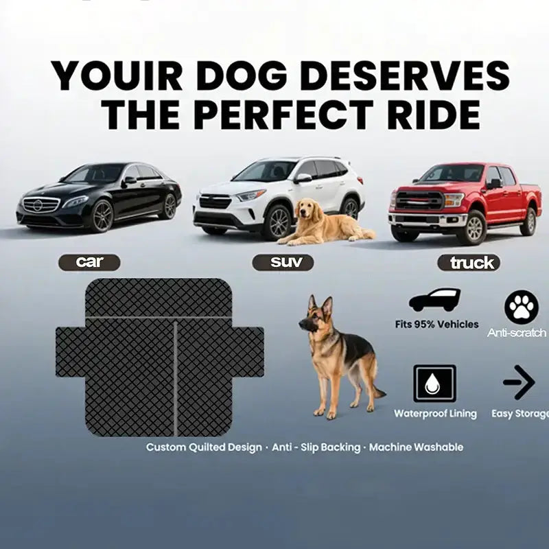 Habicare SS Waterproof Dog Car Hammock Waterproof Dog Car Hammock