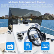 Habicare SS Waterproof Marine Bluetooth Radio & MP3 Player Waterproof Marine Bluetooth Radio & MP3 Player