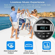 Habicare SS Waterproof Marine Bluetooth Radio & MP3 Player Waterproof Marine Bluetooth Radio & MP3 Player