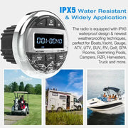 Habicare SS Waterproof Marine Bluetooth Radio & MP3 Player Waterproof Marine Bluetooth Radio & MP3 Player