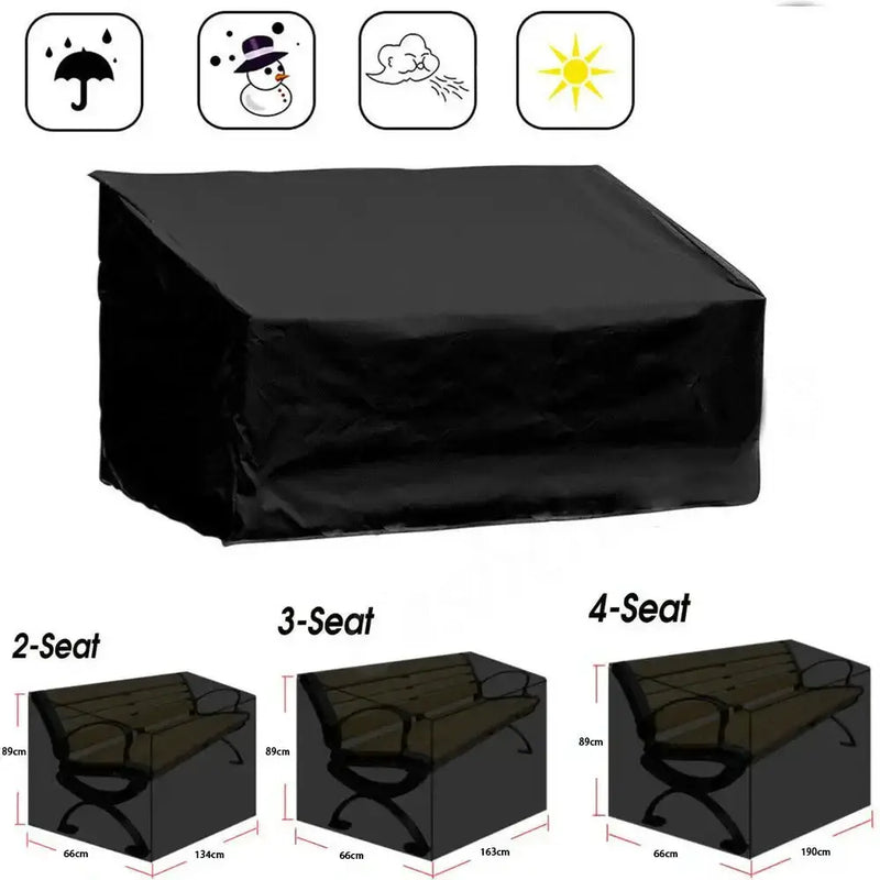 Waterproof Outdoor Bench Cover – Dustproof, UV-Resistant (3 sizes available) – view 3