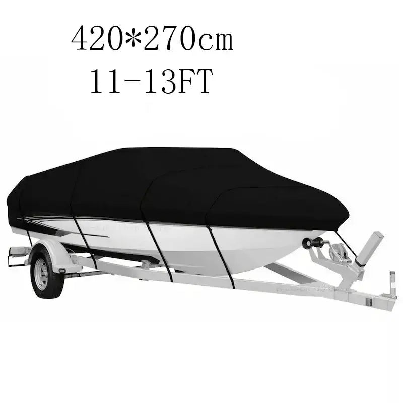 Habicare SS Waterproof Oxford Fabric Boat Cover (11–22FT) Waterproof Oxford Fabric Boat Cover (11–22FT)