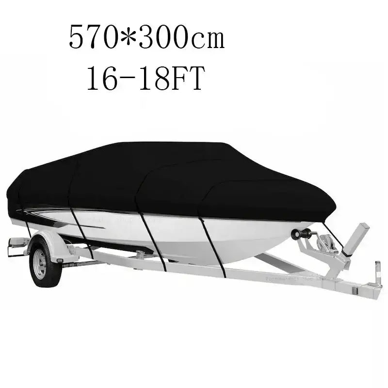 Habicare SS Waterproof Oxford Fabric Boat Cover (11–22FT) Waterproof Oxford Fabric Boat Cover (11–22FT)