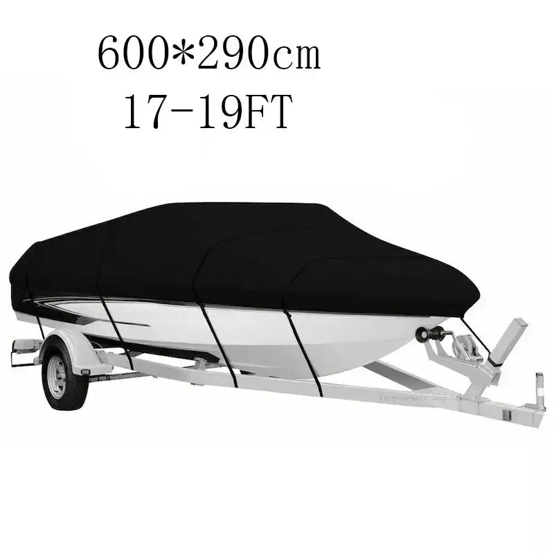 Habicare SS Waterproof Oxford Fabric Boat Cover (11–22FT) Waterproof Oxford Fabric Boat Cover (11–22FT)