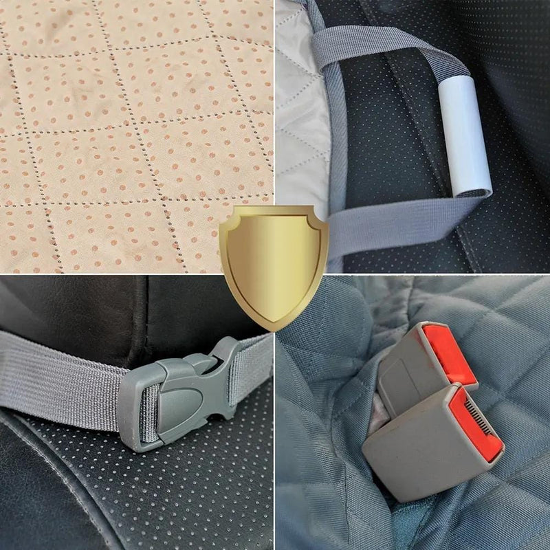 WATERPROOF PET CAR BACK SEAT PROTECTOR WITH MESH POCKET – view 5