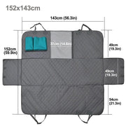 WATERPROOF PET CAR BACK SEAT PROTECTOR WITH MESH POCKET – view 4